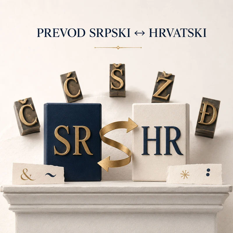 Prevod na hrvatski i sa hrvatskog jezika